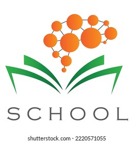 Logo del instituto educativo o logotipo escolar