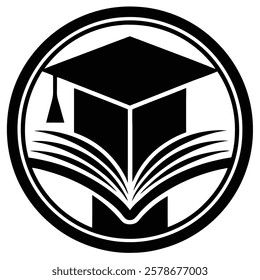Educational Institute Logo Vector Art Illustration Design for Company Business Branding