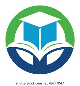 Educational Institute Logo Vector Art Illustration Design for Company Business Branding