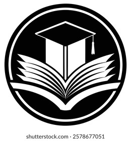 Educational Institute Logo Vector Art Illustration Design for Company Business Branding