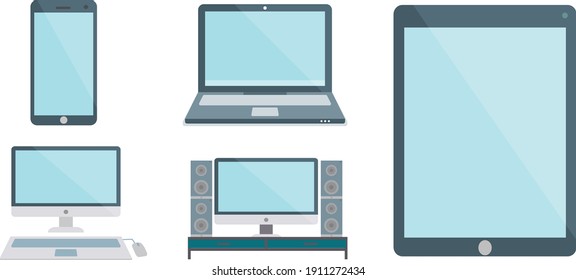 Educational items with educational elements vector illustration