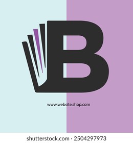 Educational logo concept | B word logo | Book logo