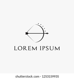 Educational logo in the form of a pen arrow