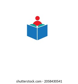 educational logo or vector minimalist education logo