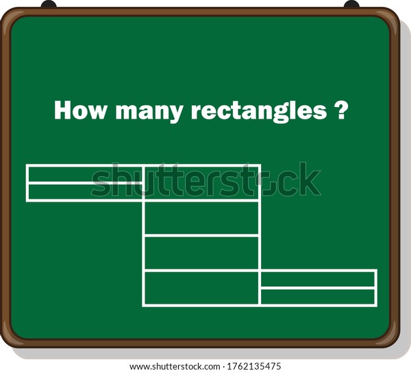 Educational Math Game How Many Mathematical Stock Vector Royalty Free 