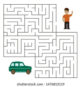 car maze templates