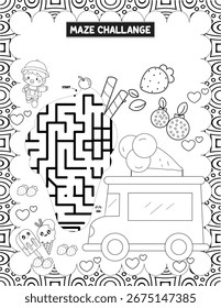 Desafío Educativo Laberinto para niños
