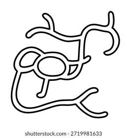 Educational Maze Puzzle Vector Illustration