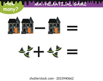educational page with mathematical examples for children.