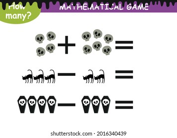 educational page with mathematical examples for children.