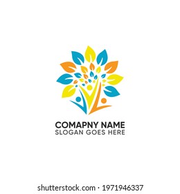 Educational or publishing logo design concept.
