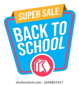 Educational sale banners for back to school season