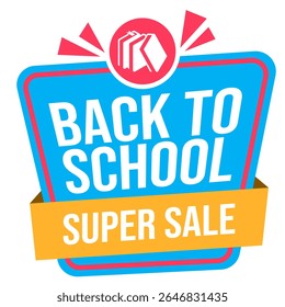 Educational sale banners for back to school season