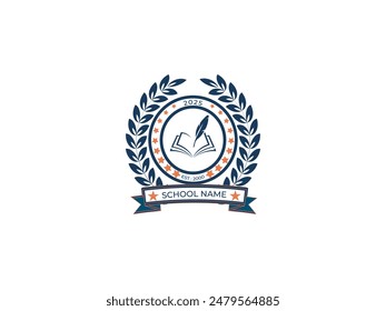 Educational school, college, university logo design