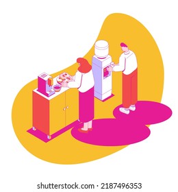 Educational and Self-Development Concept Illustrations. Different people inolved in work process. Concept for trainings, office work, online