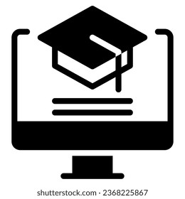 Icono de objeto de ilustración de la tecnología educativa