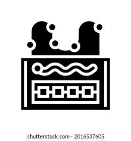 educational toys glyph icon vector. educational toys sign. isolated contour symbol black illustration