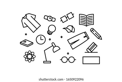 pädagogische Vektorillustration für Ihr Unternehmen