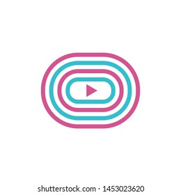 Educational Video Focus Logo design