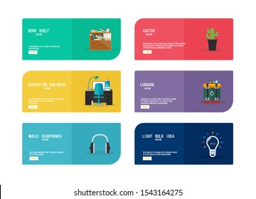 Educational webpage design template for counseling staff, college apps for education Modern vector illustration concept for website development