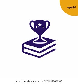 educational win icon vector illustration
