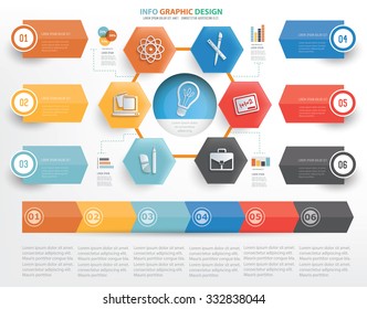 Education,learning concept info graphic design on white background,vector