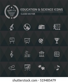 
Education,science icons,vector