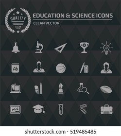 
Education,science icons,vector