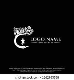education.tree logo.modern design.vector illustration concept