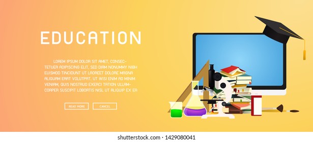 ฺbanner education,Various learning media , Book Division
