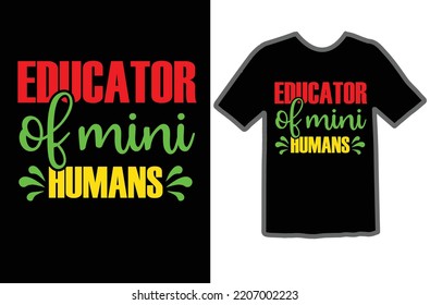 Educador del diseño de svg de Mini Humans