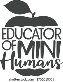 Educador de mini humanos | Cita del profesor