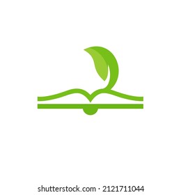 Eduction Nature Icon Logo Design Template Illustration Vector