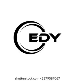 EDY Logo Design, Inspiration for a Unique Identity. Modern Elegance and Creative Design. Watermark Your Success with the Striking this Logo.