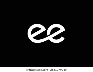 EE abstract logo design and creative logo