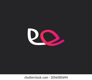 EE abstrakte Vektor-Logo-Monogramm-Vorlage