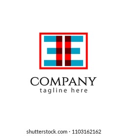 EE Company Logo Vector Template Design Illustration