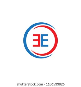 EE Company Logo Vector Template Design Illustration