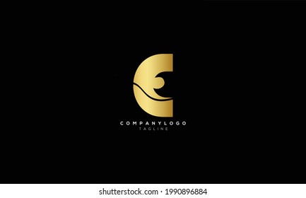 EE E AND E Abstract initial monogram letter alphabet logo design
