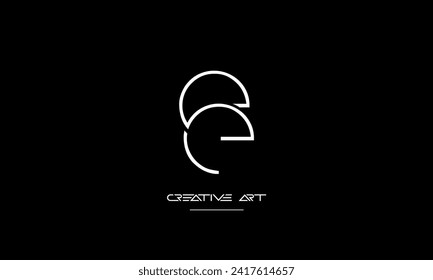 EE, E abstract letters logo monogram