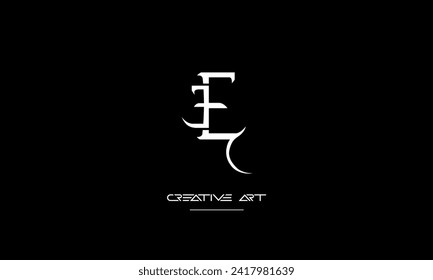 EE, E abstract letters logo monogram