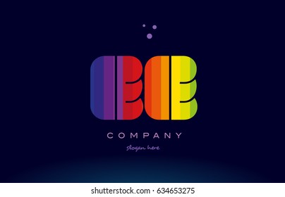 ee e e alphabet letter colorful creative colors text dots creative company logo vector icon design template