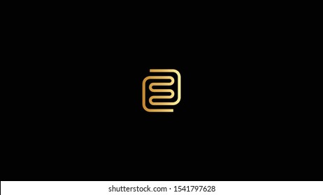 EE E letter logo design template vector illustration minimal design 