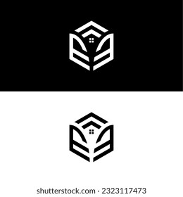 EE hexagon logo vector,  real estate and construction logo, develop, natural, luxury, modern, finance logo, strong, suitable for your company.
