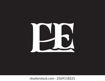 EE initial letter logo design and minimalist logo
