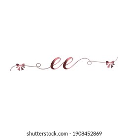 EE Initial logo handwriting modern luxury fashion