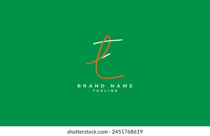 EE, LE, EL, Abstract initial monogram letter alphabet logo design