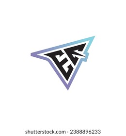 EE letter combination cool logo esport or gaming initial logo as a inspirational concept design