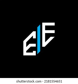 EE letter logo creative design with vector graphic