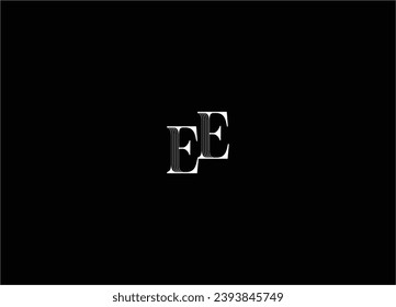 EE letter logo design and initial logo 